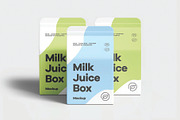 Milk Juice Box Mockup, a Packaging Mockup by DesignRushMarket (Thumbnail 6 of 14)