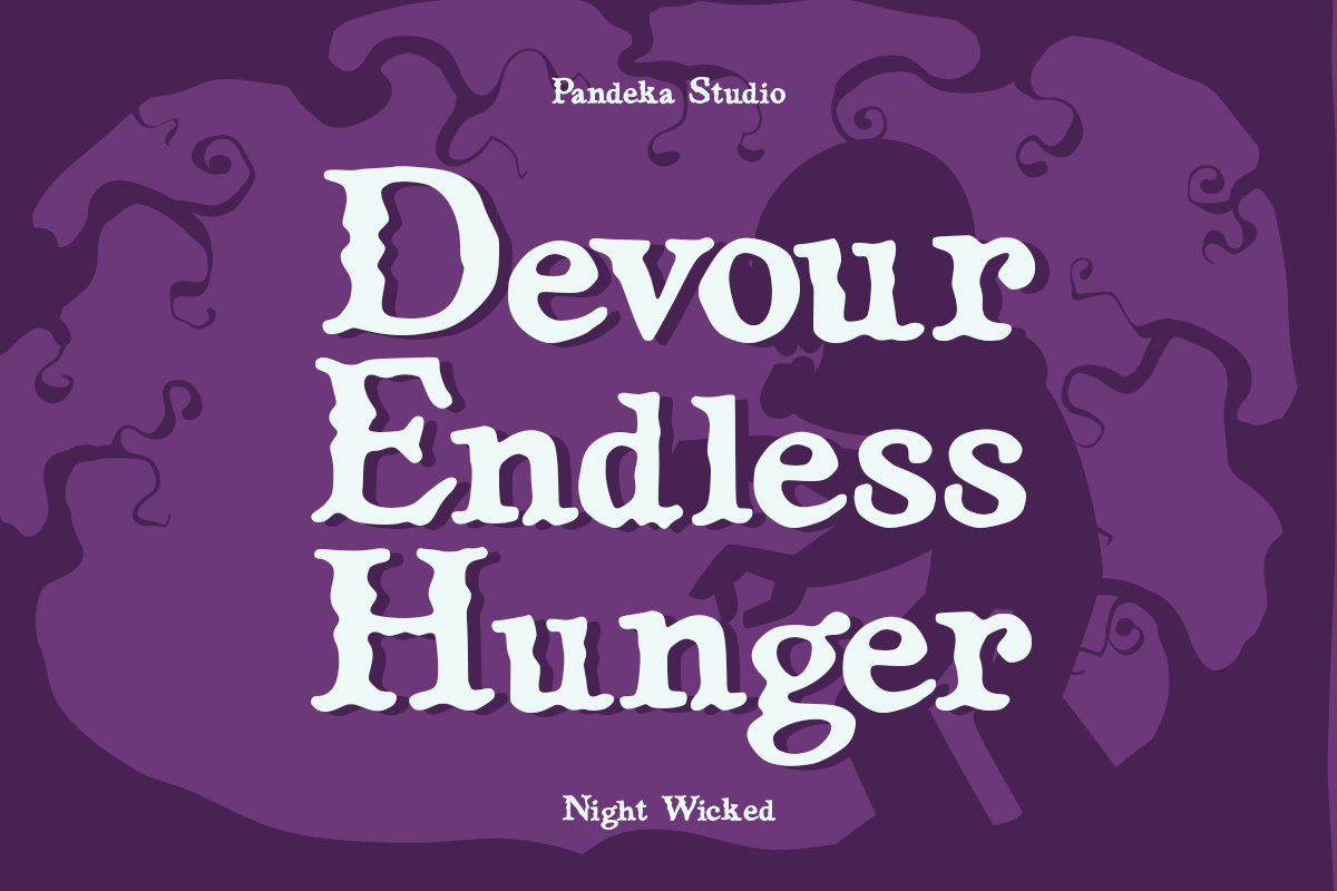 Night Wicked - Halloween Handdrawn, a Handwritten Font by Pandeka Studio (Photo 3 of 9)
