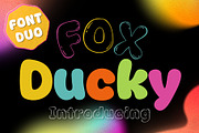 Fox Ducky Font Duo, a Handwritten Font by Fox7 By Rattana (Thumbnail 1 of 12)