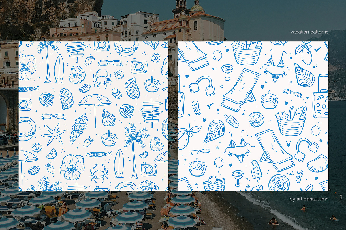 Vacation Vibes Whimsical Set, an Object Illustration by Art Dari Autumn (Photo 7 of 13)