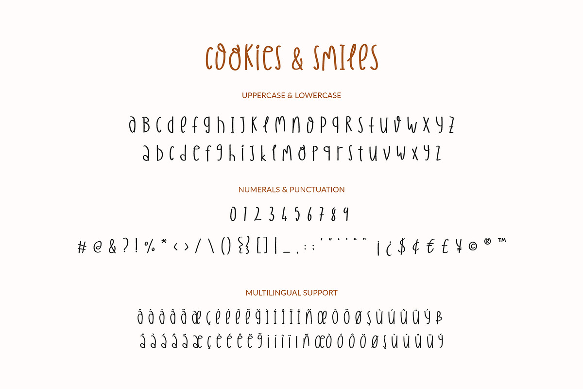 Cookies and Smiles Handwritten Font, a Handwritten Font by Kaya Fonts (Photo 22 of 27)