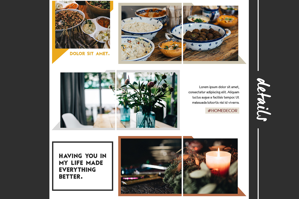 Instagram Puzzle Template Lifestyle, a Social Media Template by illycreative (Photo 5 of 7)