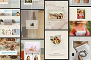 Nostalgic Beach Instagram Templates, a Social Media Template by Pani Temp. (Thumbnail 7 of 16)