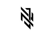 Monogram Initial Letter J N Logo, a Branding & Logo Template by Buqancreative (Thumbnail 1 of 2)