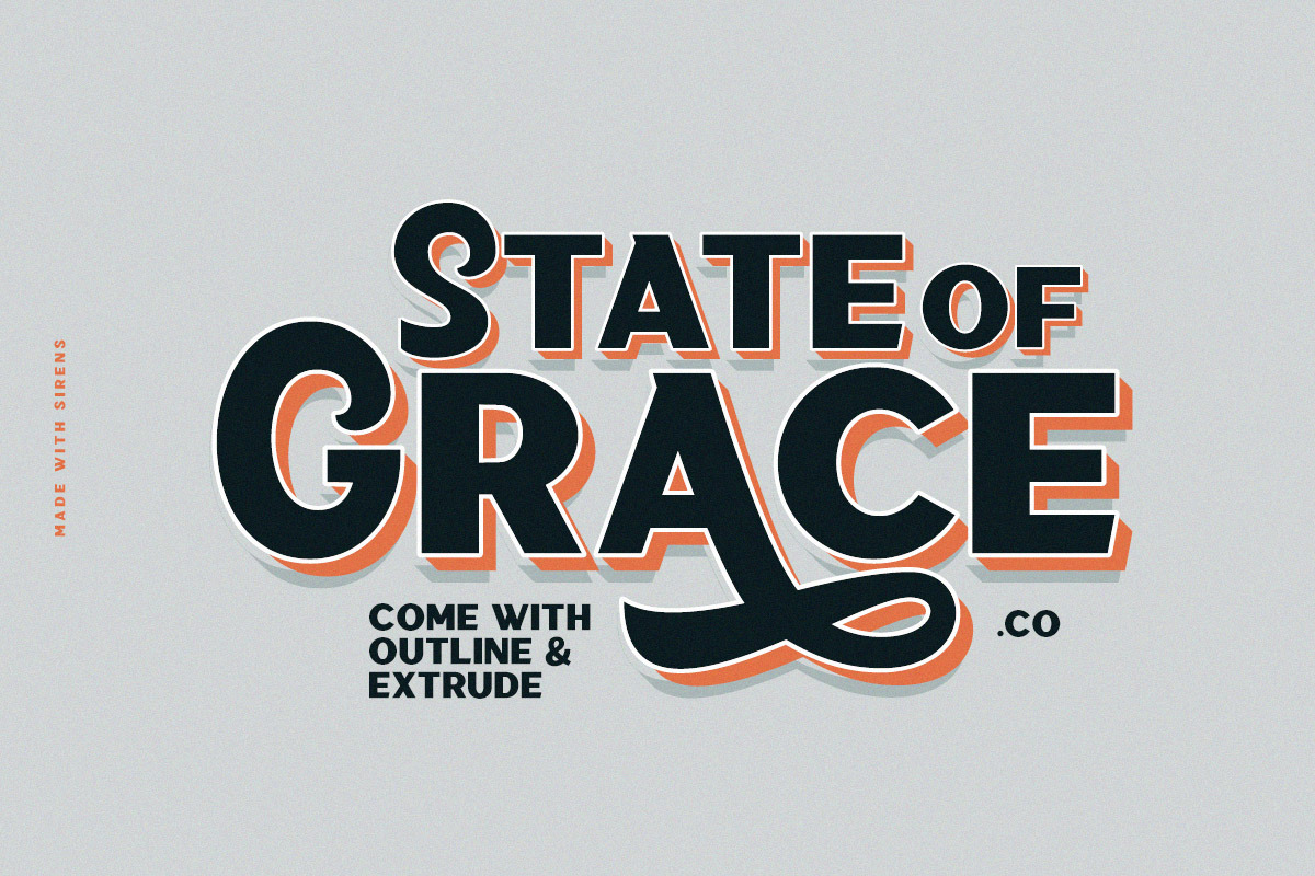 Sirens - Bold Sans, a Sans Serif Font by Sarid Ezra (Photo 9 of 13)
