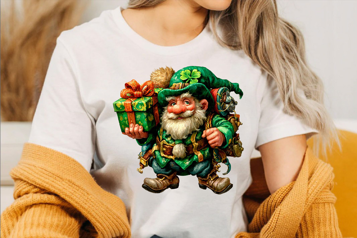 St. Patrick's Day Gnomes Clipart, an Illustration by SVGArt (Photo 3 of 7)