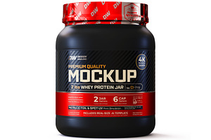 2lb Whey Protein Jar Mockup C1-Pro