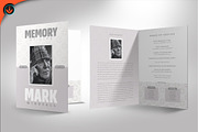 Funeral Program 26 Minimal Grey, a Brochure Template by SeraphimChris (Thumbnail 3 of 8)