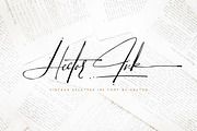 Hector Ink, a Script Font by vuuuds (Thumbnail 1 of 8)