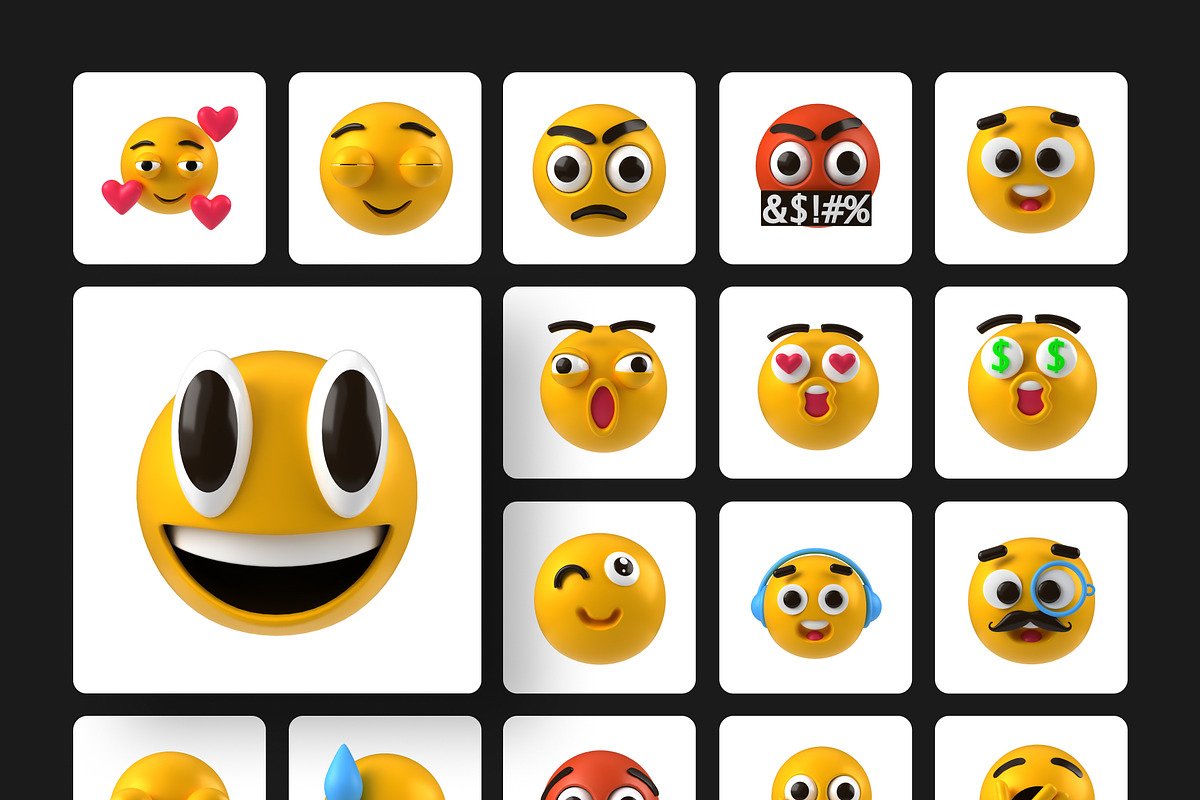 3D Emoji Icons, an Emoji Icon by Vectors Market (Photo 10 of 10)