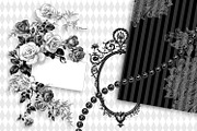Black & White Alice Graphics, an Illustration by Digital Curio (Thumbnail 3 of 8)
