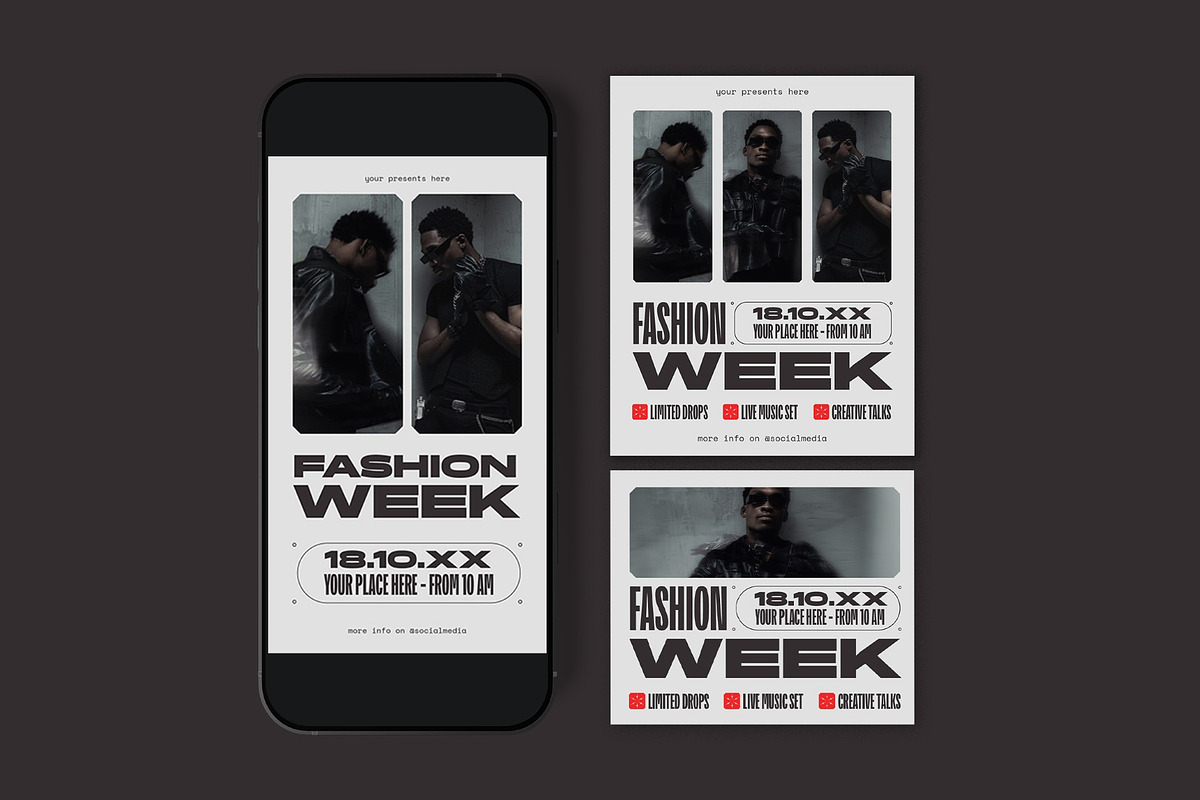 Fashion Week Event Flyer, a Flyer Template by graphicook (Photo 3 of 3)