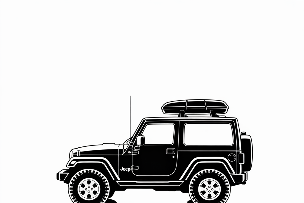 Jeep Vector Traveled design, perfect, an Illustration by Amazin_art (Photo 5 of 9)