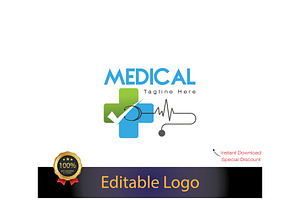Health Care Logo Design Template, a Branding & Logo Template by YUDesignStore