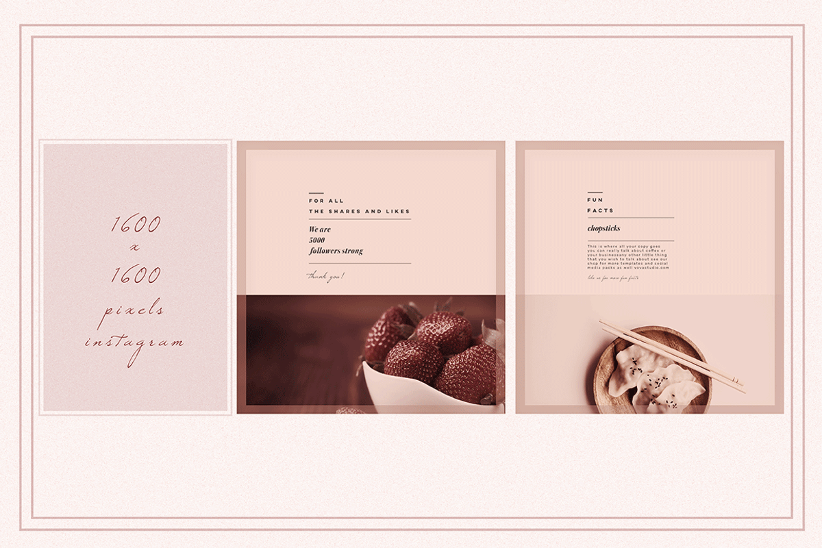 PASTRY & COFFEE Socialmedia Template, a Social Media Template by Vova (Photo 8 of 10)