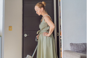 Woman cleaning her home, organizing, a Person Photo by Elizaveta Galitskaya