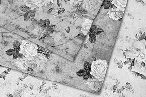 Monochrome Shabby Paper Textures