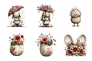 Whimsical Spring Easter Bundle, an Illustration by SinaCreation (Thumbnail 5 of 11)