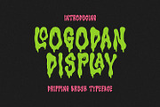 Loogodan Dripping Brush Typeface, a Handwritten Font by Maulana Creative (Thumbnail 1 of 5)