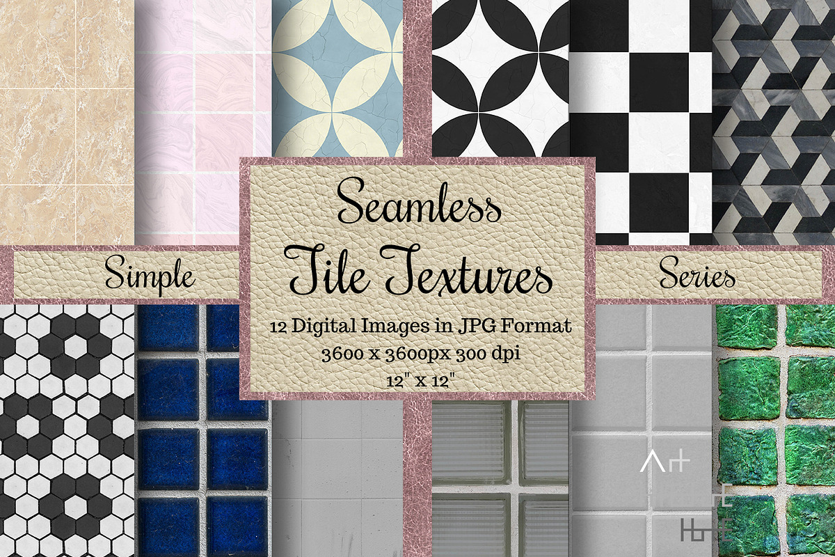 Seamless Tile Textures Simple Series, a Texture Graphic by Arthitecture Home (Photo 1 of 11)