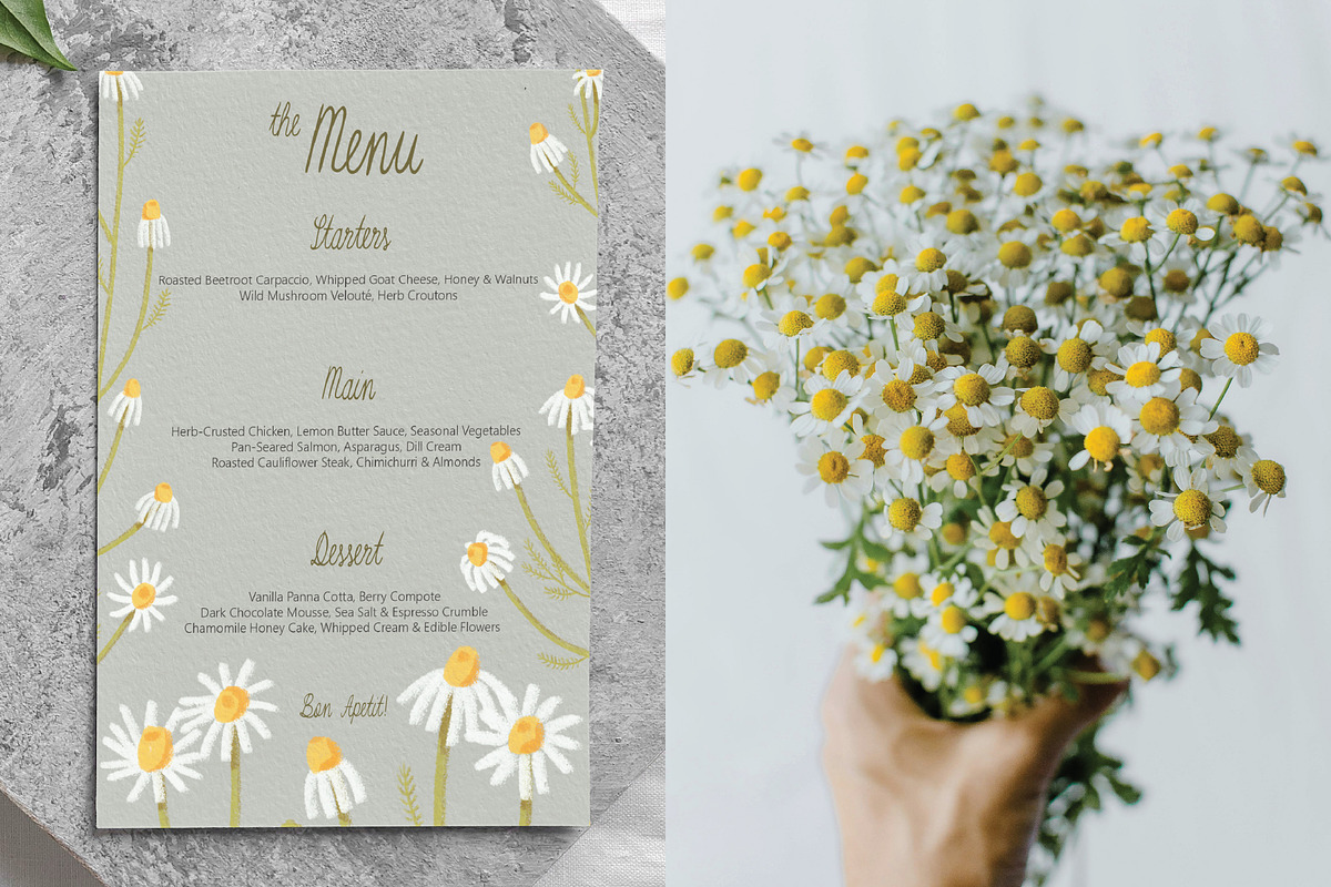 Matricaria Chamomilla Script, a Script Font by Jelena Sardi (Photo 3 of 6)