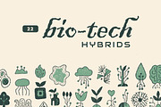 Techno Nature – 80+ Illustration Set, a Decorative Illustration by JuliBelushi (Thumbnail 6 of 9)