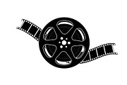 Classic Film Reel Silhouette Set, a Graphic by Designer_Momina (Thumbnail 10 of 14)