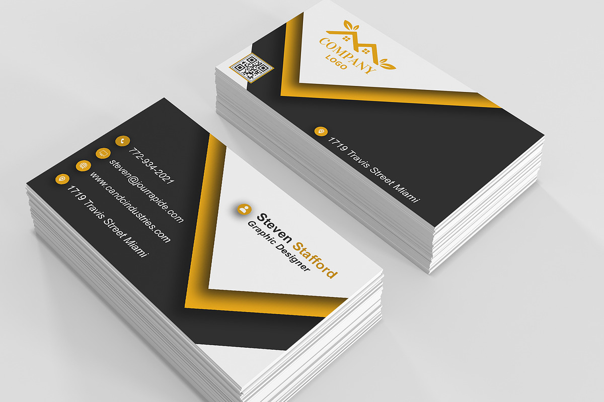 Monogram Business Card PSD preview 3