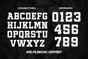Blame Sport, a Slab Serif Font by agnyhasyastudio (Thumbnail 11 of 11)