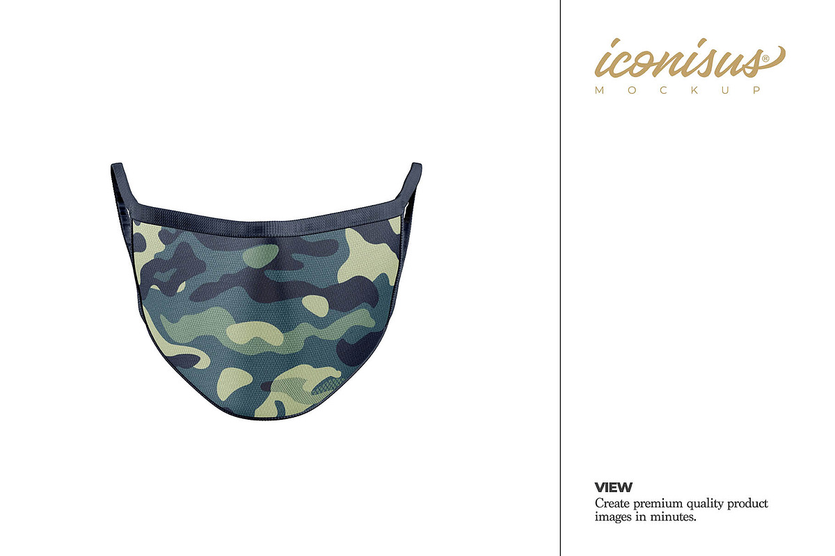 Face Mockup Template 1, a Mask Mockup by iconisusmockup (Photo 4 of 5)