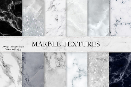 Marble Textures, a Texture Graphic by by creative paper