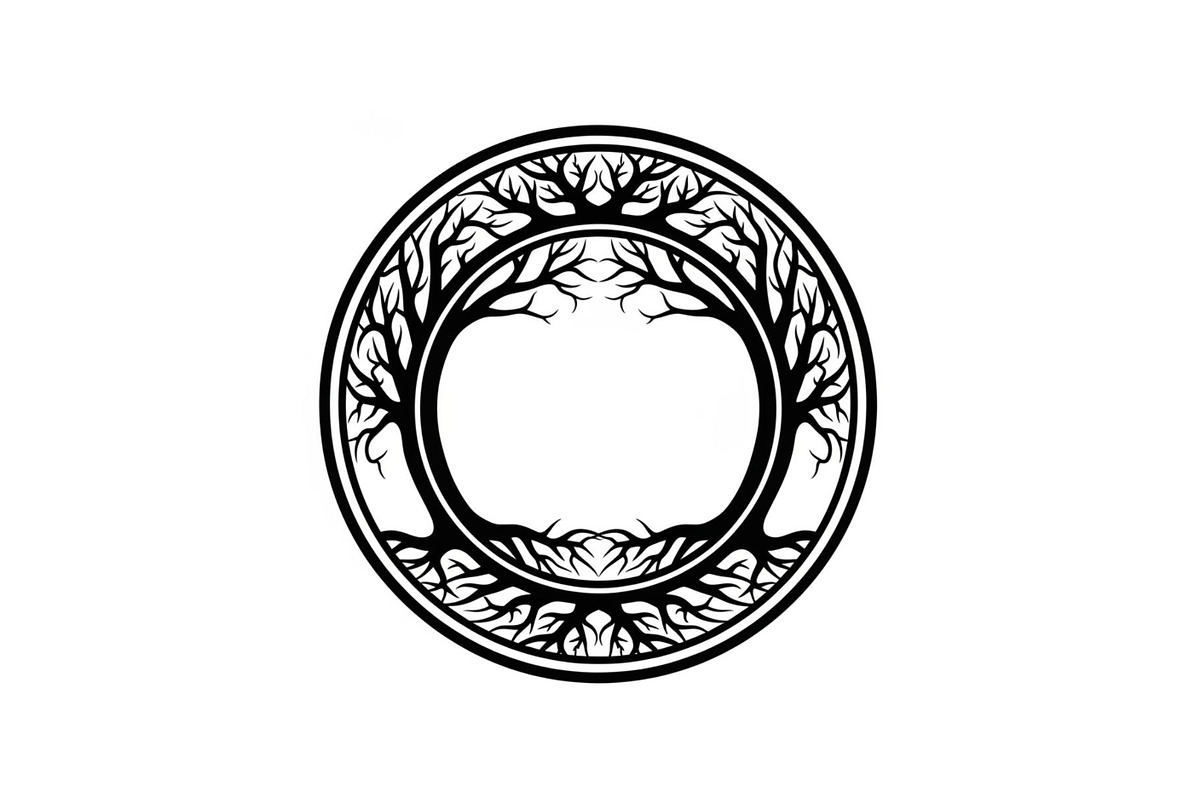 Tree of Life Circle Frame Bundle, an Illustration by Gaye Art (Photo 27 of 51)