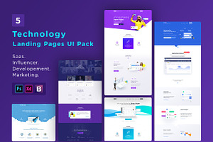 Technology Landing Pages Pack
