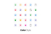 3 Styles Calendar Icon Pack, an Outline Icon by hafizhhapis (Thumbnail 2 of 4)