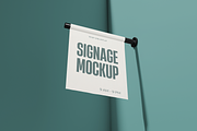 Flag Sign Store Mockup, an Advertising Mockup by DSNA Mockup (Thumbnail 4 of 5)