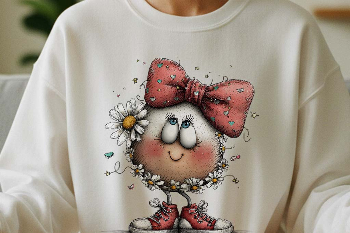 Funny Easter Eggs Clipart Whimsical, an Illustration by one-touch (Photo 3 of 18)