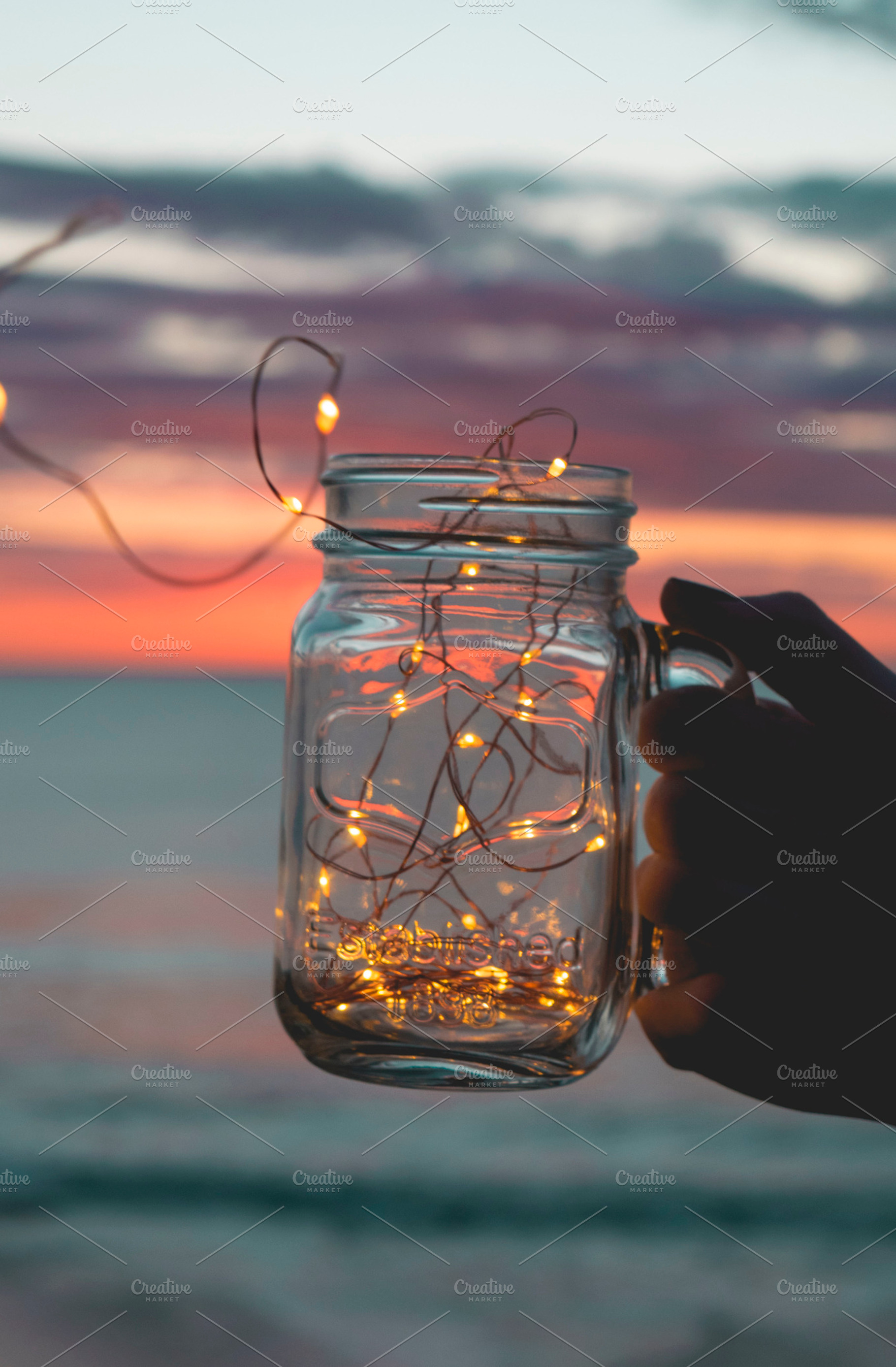 Jar of lights, a Nature Photo by Fossilized Tree Sap