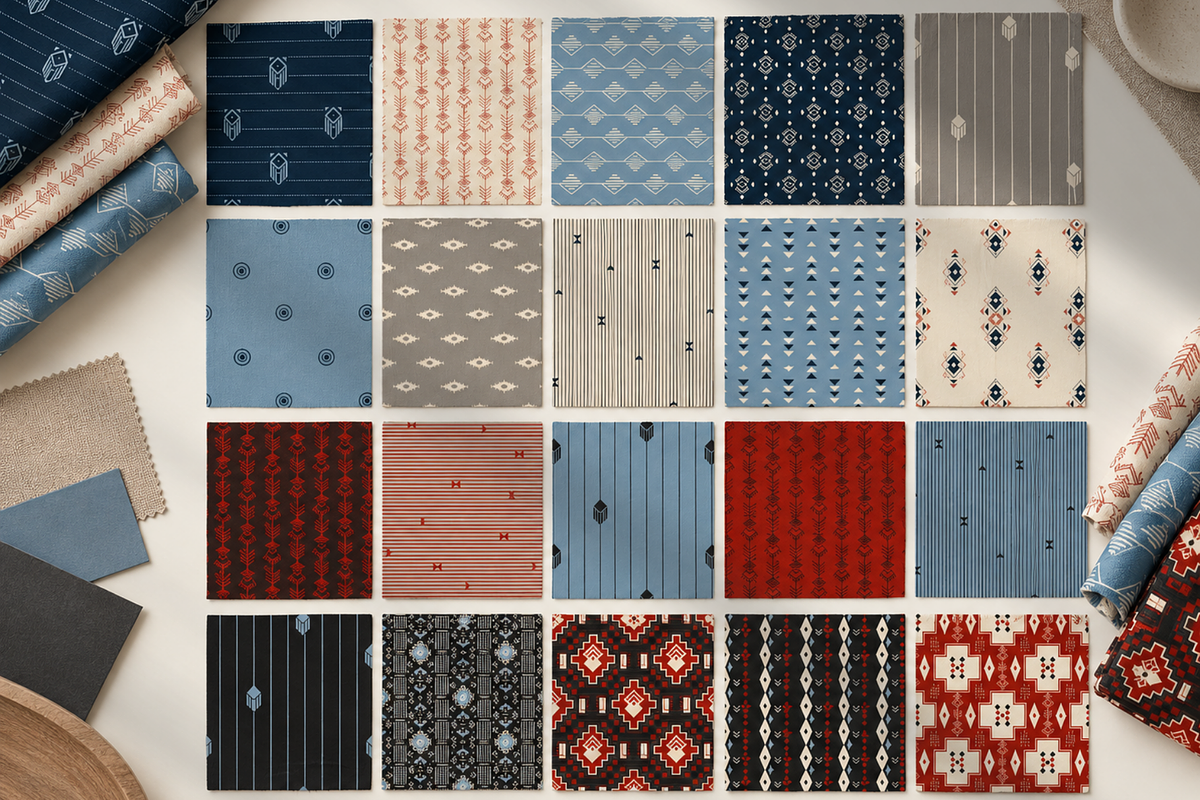 Geometric Tribal Seamless Patterns, a Pattern Graphic by Iryna Danyliuk (Photo 2 of 5)