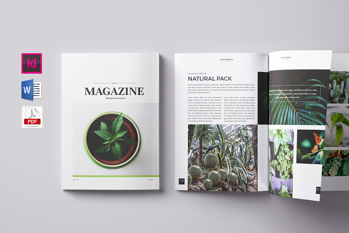 Magazine Layout Template, a Magazine Template by obidullah_01 (Photo 1 of 14)