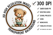 Whimsical Easter Gingham Clipart, an Illustration by Craft Nest (Thumbnail 2 of 11)