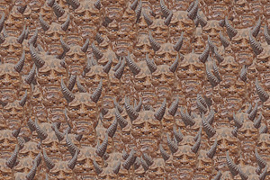 Monster japanese mask motif random pattern, a Pattern Graphic by DanFLCreativo