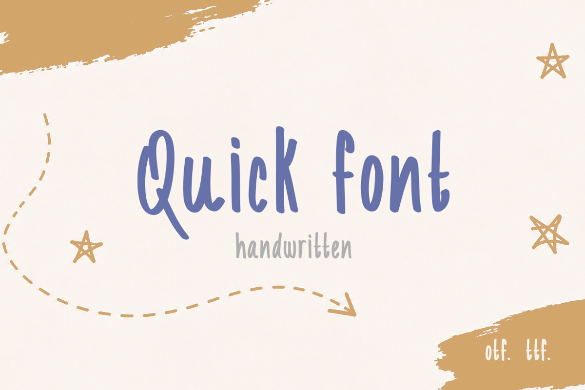 Creative rebellion Quick font, a Handwritten Font by MixedArt (Photo 1 of 6)