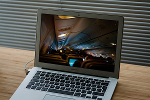 MacBook in action