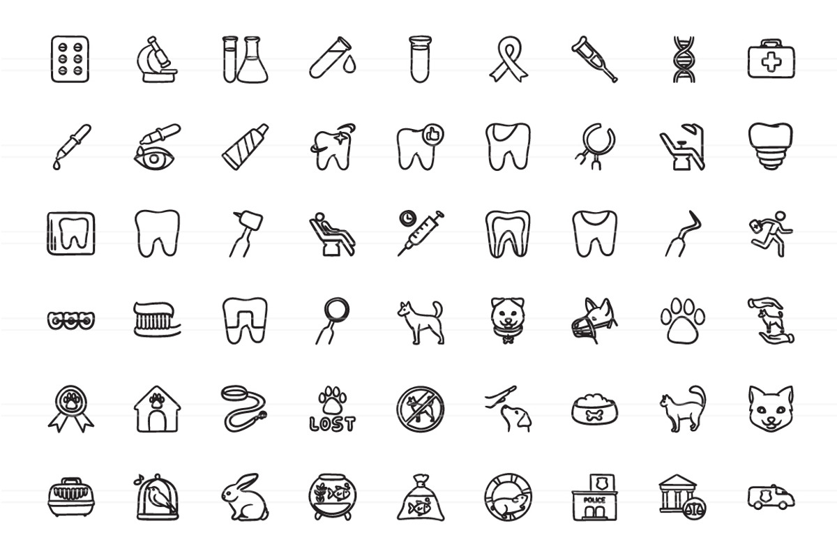 2100 Hand drawn vector icons, an Outline Icon by Visual Generation (Photo 24 of 43)