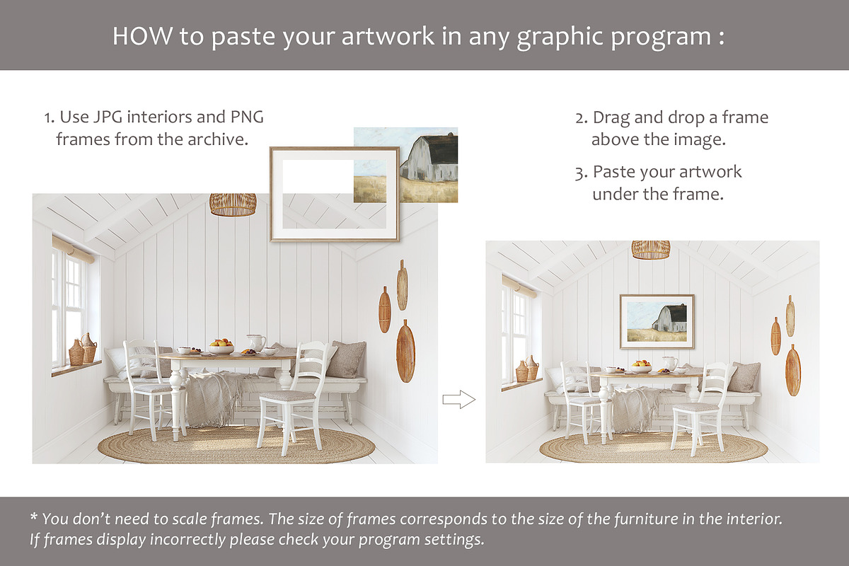 ENGLISH COTTAGE Frame Mockups., a Product Mockup by MyHomeMockups (Photo 11 of 11)