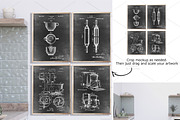 Interior Mockup, Italian Kitchen, a Product Mockup by Designed By Gorovaya (Thumbnail 5 of 9)