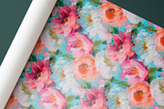 Impressionistic Peony Patterns Set, a Pattern Graphic by LoveDesignShop (Thumbnail 3 of 9)
