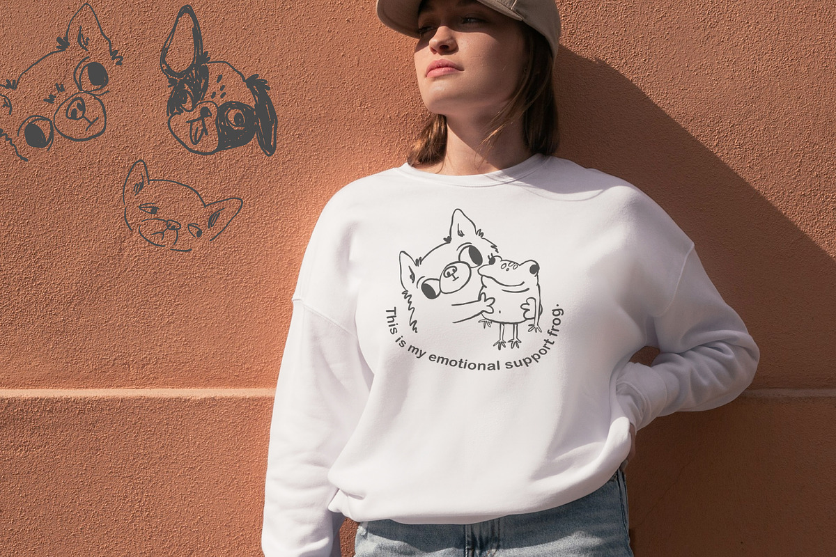Silly Dogs hand drawn prints, an Illustration by Anastasiya Klempach (Photo 9 of 10)