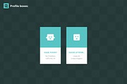 Square PSD vector UI web set, a Templates & Theme by Makoto (Thumbnail 4 of 5)