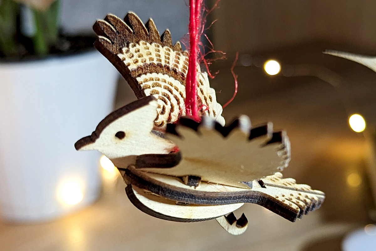Set of 5 Bird Ornaments - Laser Cut, an Object Graphic by VectorPainter (Photo 7 of 21)